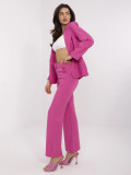 Elegant Pink High-Waisted Pants