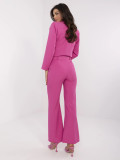 Elegant Pink High-Waisted Pants