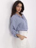 White Checked Long Sleeve Shirt