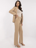 Elegant Brown High-Waisted Pants