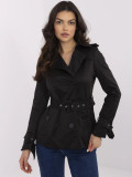 Stylish Black Transitional Coat