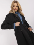 Elegant Black Transitional Coat