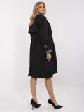 Elegant Black Transitional Coat