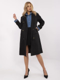 Elegant Black Transitional Coat
