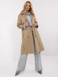 Elegant Transitional Coat in Beige