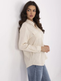 Beige Classic Long Sleeve Shirt