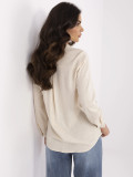 Beige Classic Long Sleeve Shirt