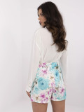 Elegant Floral Skirt in Mint Color
