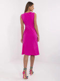 Midi Cocktail Dress in Pink