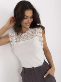 White Blouse with Lace