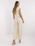 Stylish Beige Jumpsuit
