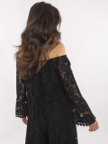 Elegant Black Blouse with Lace