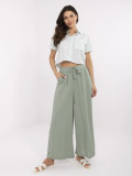 Comfortable Palazzo Pants in Pistachio Color