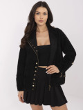 Elegant Black Transitional Jacket