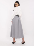 Elegant Maxi Skirt with Stylish Belt