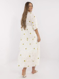 Oversize Maxi Dress with Embroidery