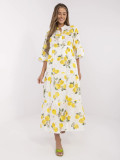Oversize Maxi Dress with Embroidery