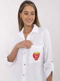 White Women's Long Sleeve Shirt