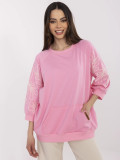 Pink Blouse with Modern Cut