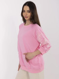 Pink Blouse with Modern Cut