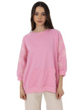 Pink Blouse with Modern Cut