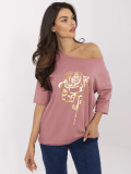 Stylish Blouse in Dark Pink