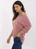 Stylish Blouse in Dark Pink
