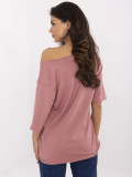 Stylish Blouse in Dark Pink