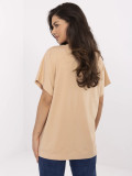 Stylish Blouse in Camel Color