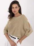 Elegant golden sweater