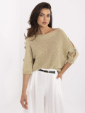Elegant golden sweater