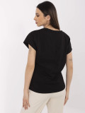 Stylish Black T-Shirt with Short Sleeves