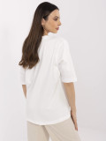 Elegant ecru blouse