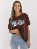 Stylish Brown Short Sleeve T-Shirt