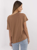 Stylish Short-Sleeve T-Shirt in Beige