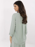 Comfortable Blouse in Pistachio Color
