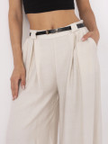 Beige Palazzo Pants