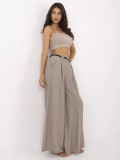 Beige Palazzo Pants