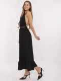 Elegant Black Flared Dress