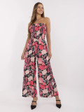 Floral Jumpsuit with Wide Legs