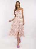 Floral Midi Dress with Straps