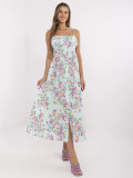 Floral Midi Dress with Straps