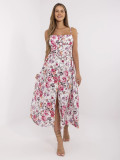Floral Midi Dress with Straps