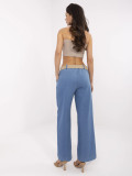 Stylish Blue High-Waisted Jeans