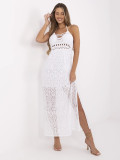 White Maxi Dress with Lace