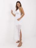 White Maxi Dress with Lace