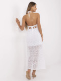 White Maxi Dress with Lace