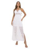 White Maxi Dress with Lace