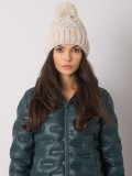 Beige Insulated Winter Hat