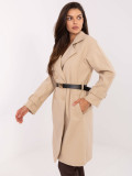 Elegant Beige Transitional Coat